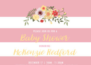 Custom Baby Shower Invitations